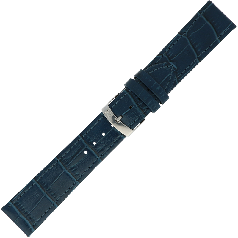Morellato Basic Collection Horlogeband Leer Blauw Kajman