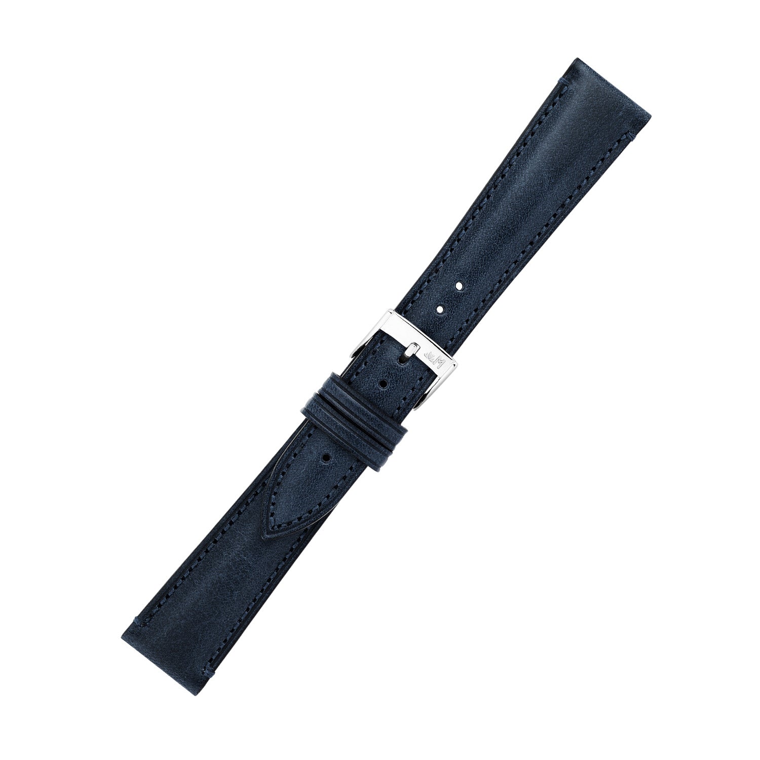 Morellato Reggiani Horlogeband Leer Blauw