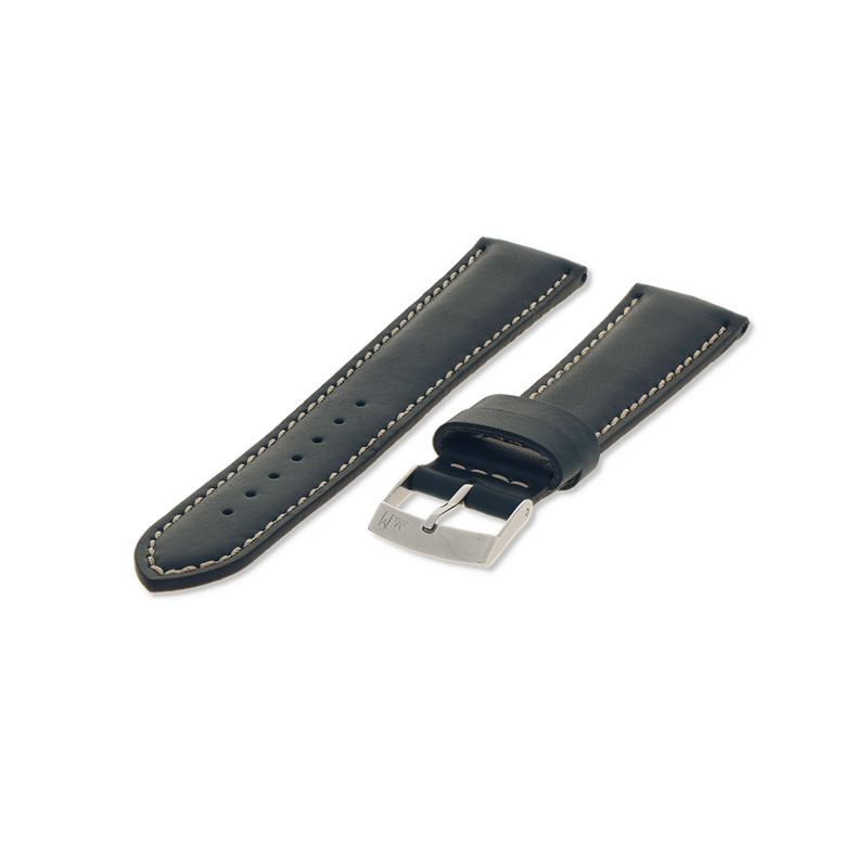 Morellato Basic Collection Horlogeband Leer Zwart Rodius