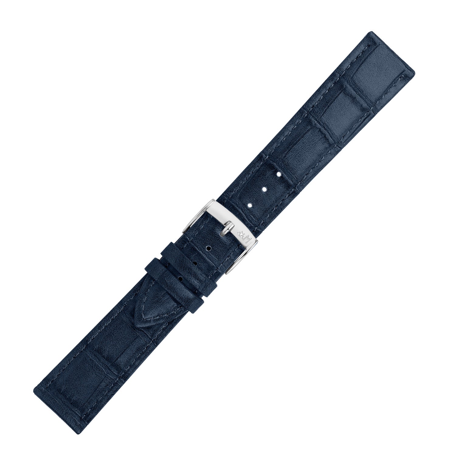 Morellato Horlogeband Leer Blauw Tiglio