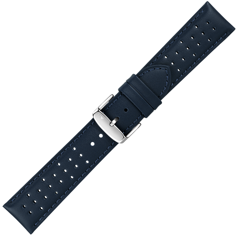 Morellato Horlogeband Leer Blauw Aikido