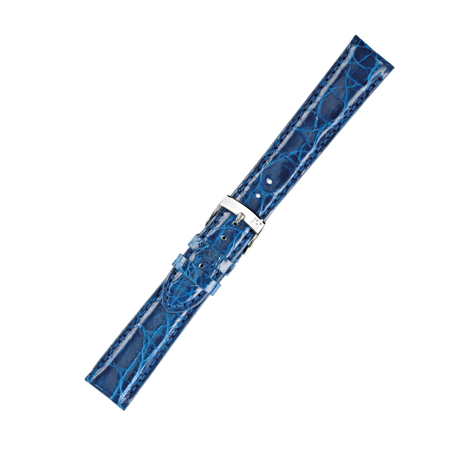 Morellato Horlogeband Leer Blauw MADEUS