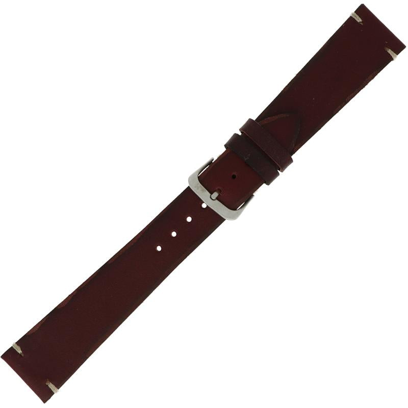 Morellato Manufatti Horlogeband Leer Rood Vintage