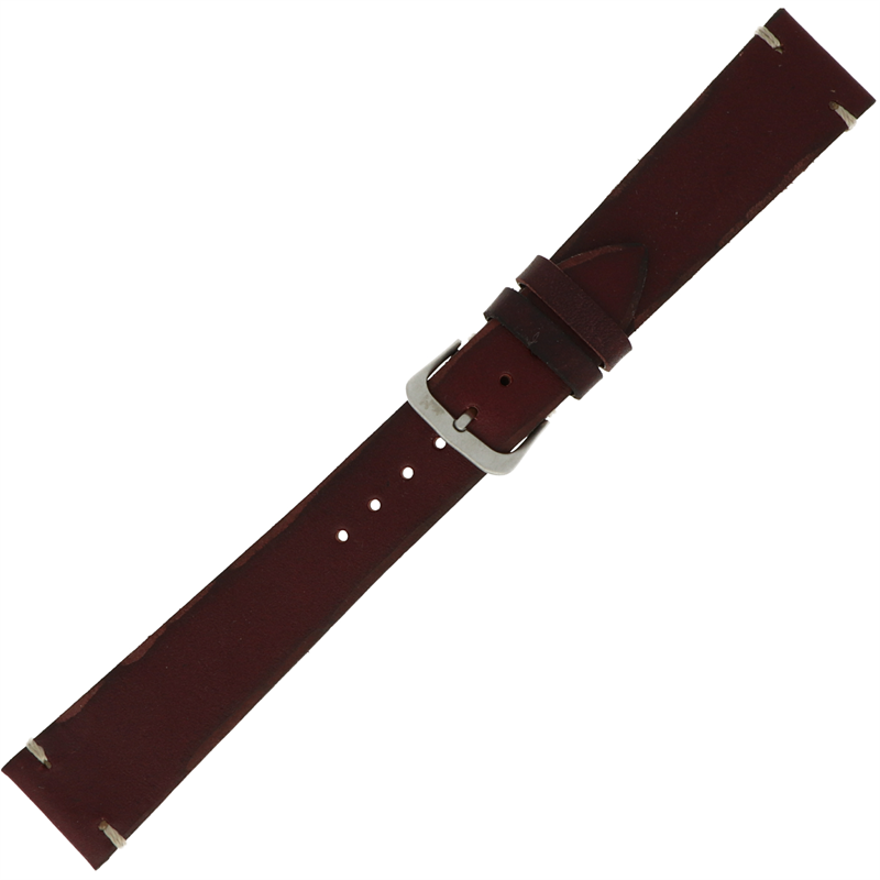 Morellato Manufatti Horlogeband Leer Rood Vintage