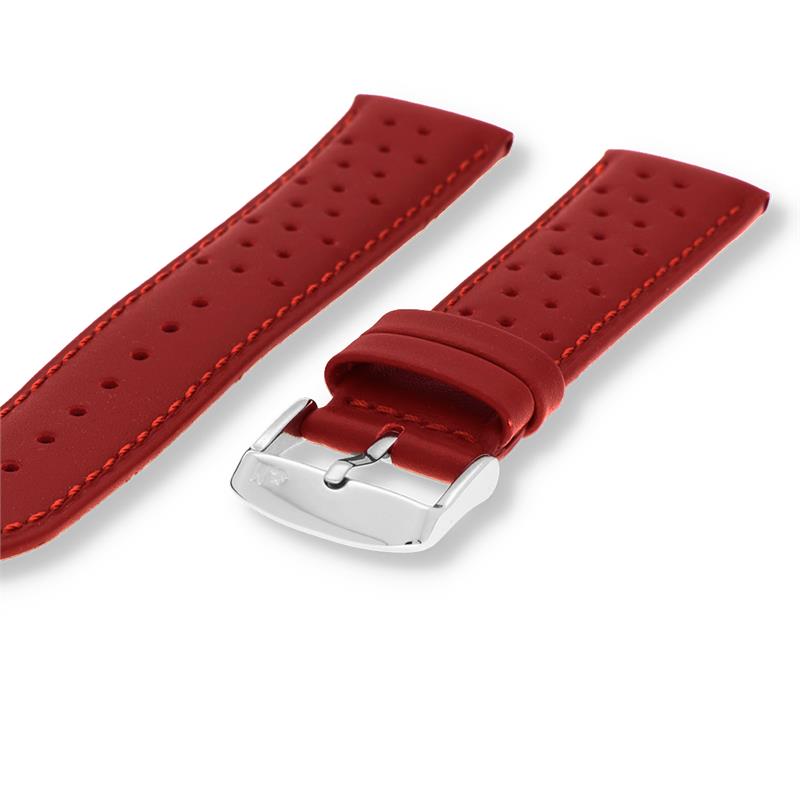 Morellato Horlogeband Leer Rood Aikido