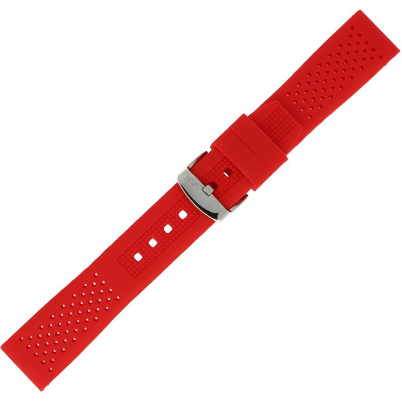 Morellato Sport Collection Horlogeband Rubber Rood Sile