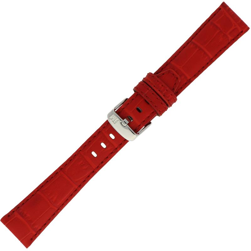 Morellato Sport Collection Horlogeband Leer Rood Soccer