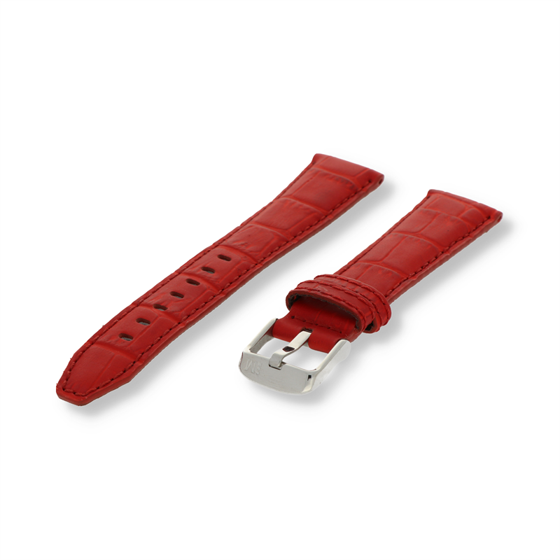Morellato Sport Collection Horlogeband Leer Rood Soccer