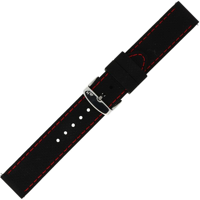 Morellato Sport Collection Horlogeband Rubber Zwart NZA.EC