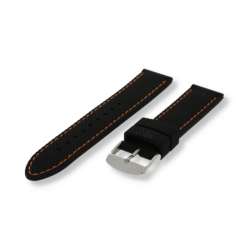 Morellato Sport Collection Horlogeband Rubber Zwart NZA.EC A.EC