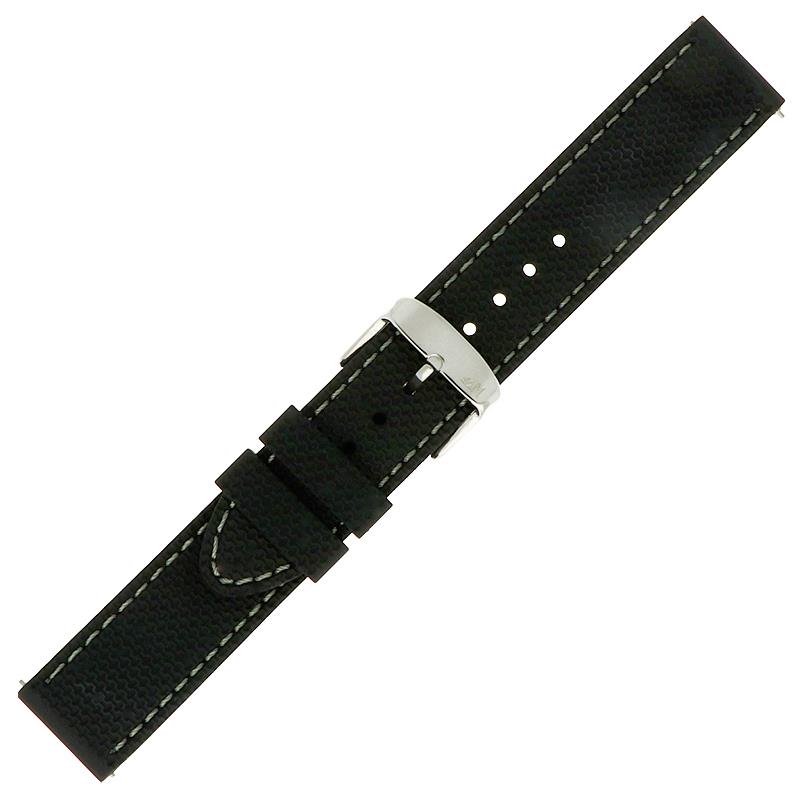 Morellato Sport Collection Horlogeband Rubber Zwart NZA.EC A.EC A.EC