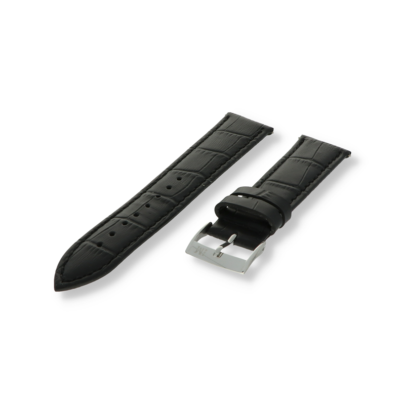 Morellato XL Horlogeband Leer Zwart Bolle