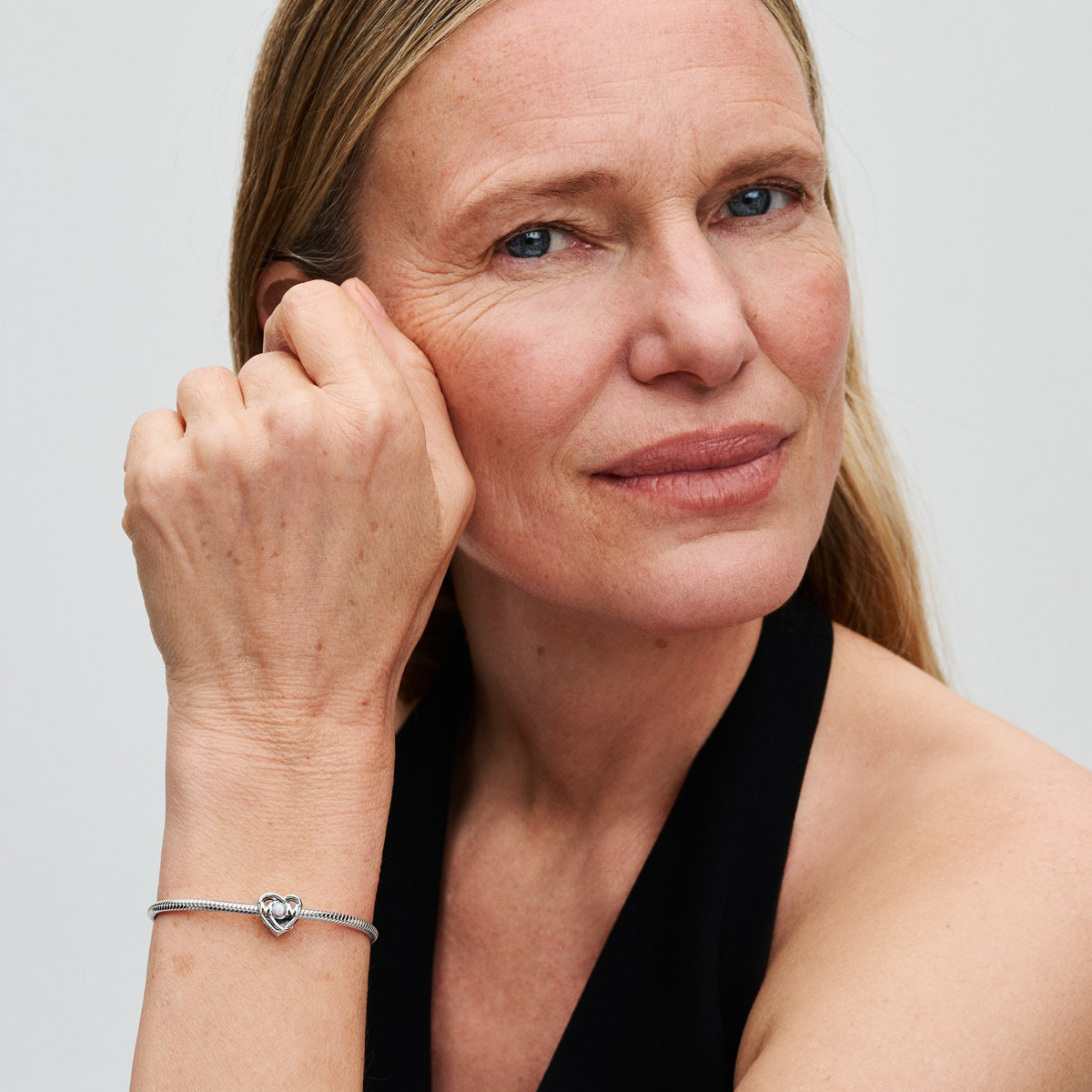 Pandora Opengewerkte Mum en Hart Bedel zilver 793233C01
