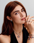 Pandora Project Red Stranger Things slangenschakelarmband met sluiting - 593572C01 - PansiteNederland.nl