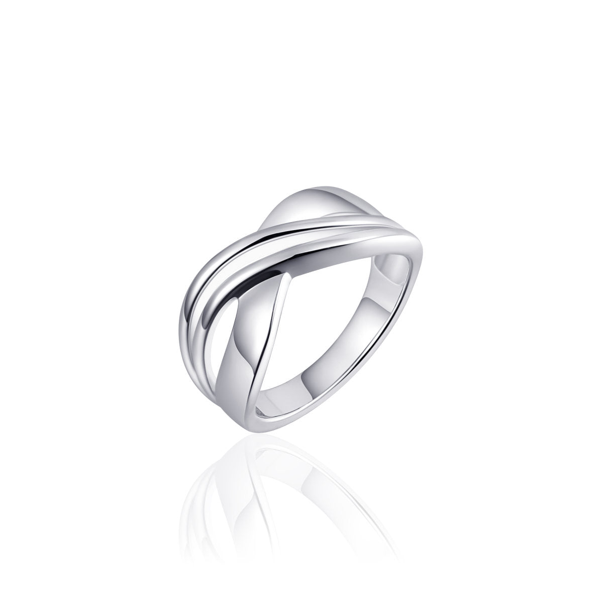 Gisser Ring Zilver Gerhodineerd – R074