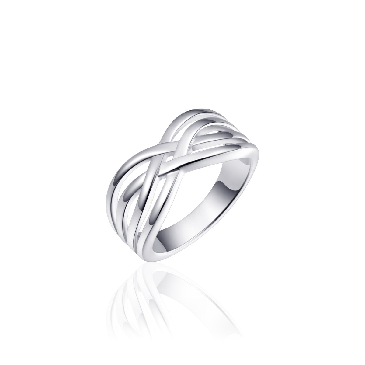 Gisser Ring Zilver Gerhodineerd – R076