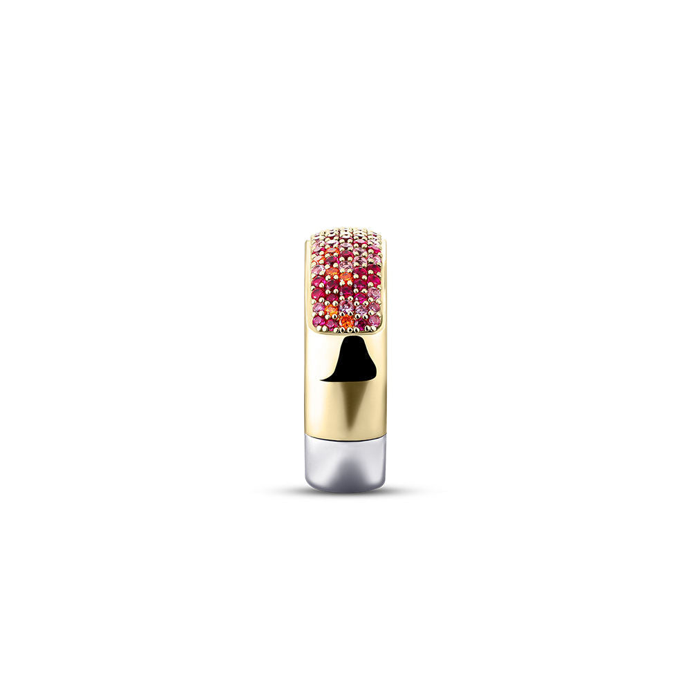 Gisser Ring Zilver Geel Verguld Zirkonia Roze – R364YOF – foto 3