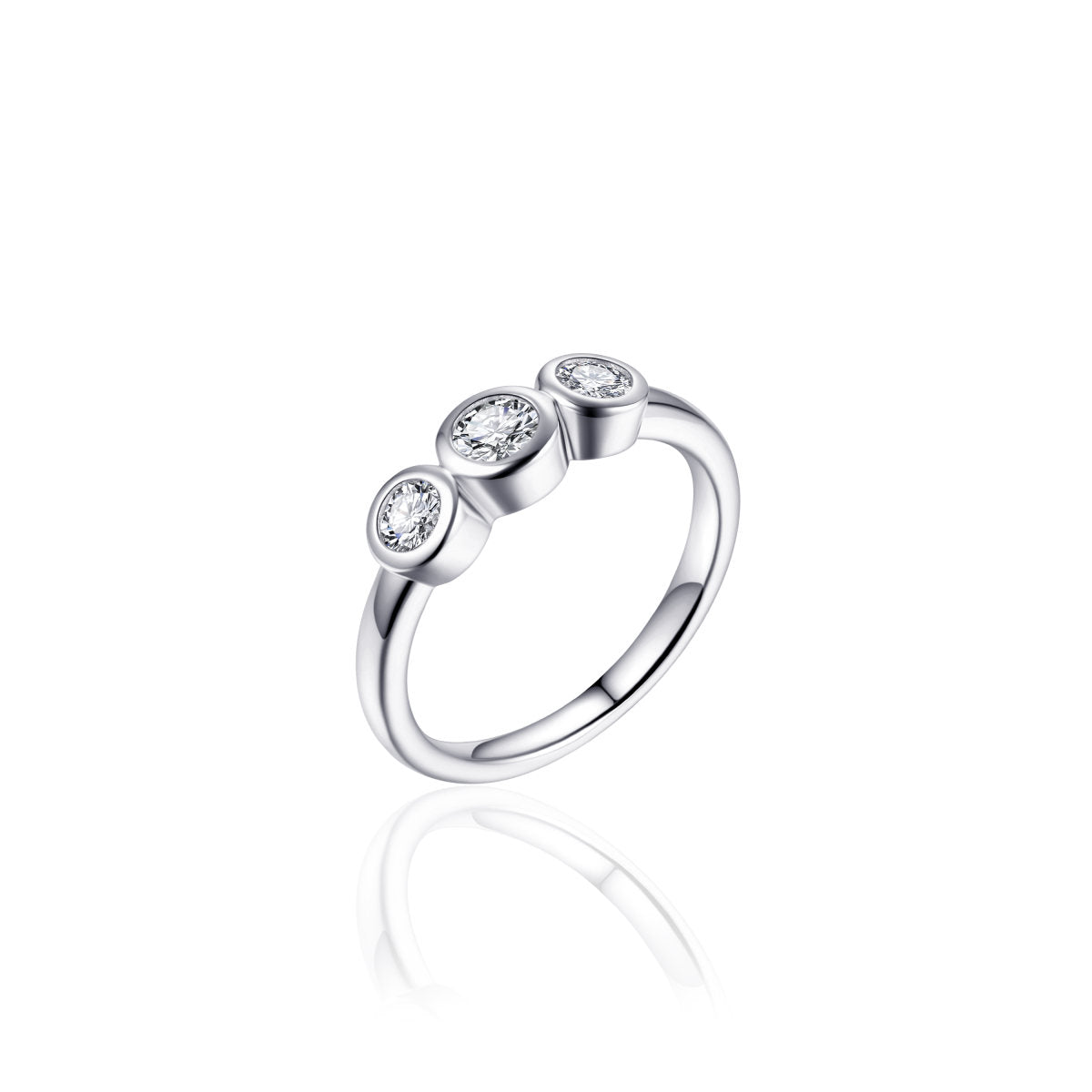 Gisser Ring Zilver Gerhodineerd – R379
