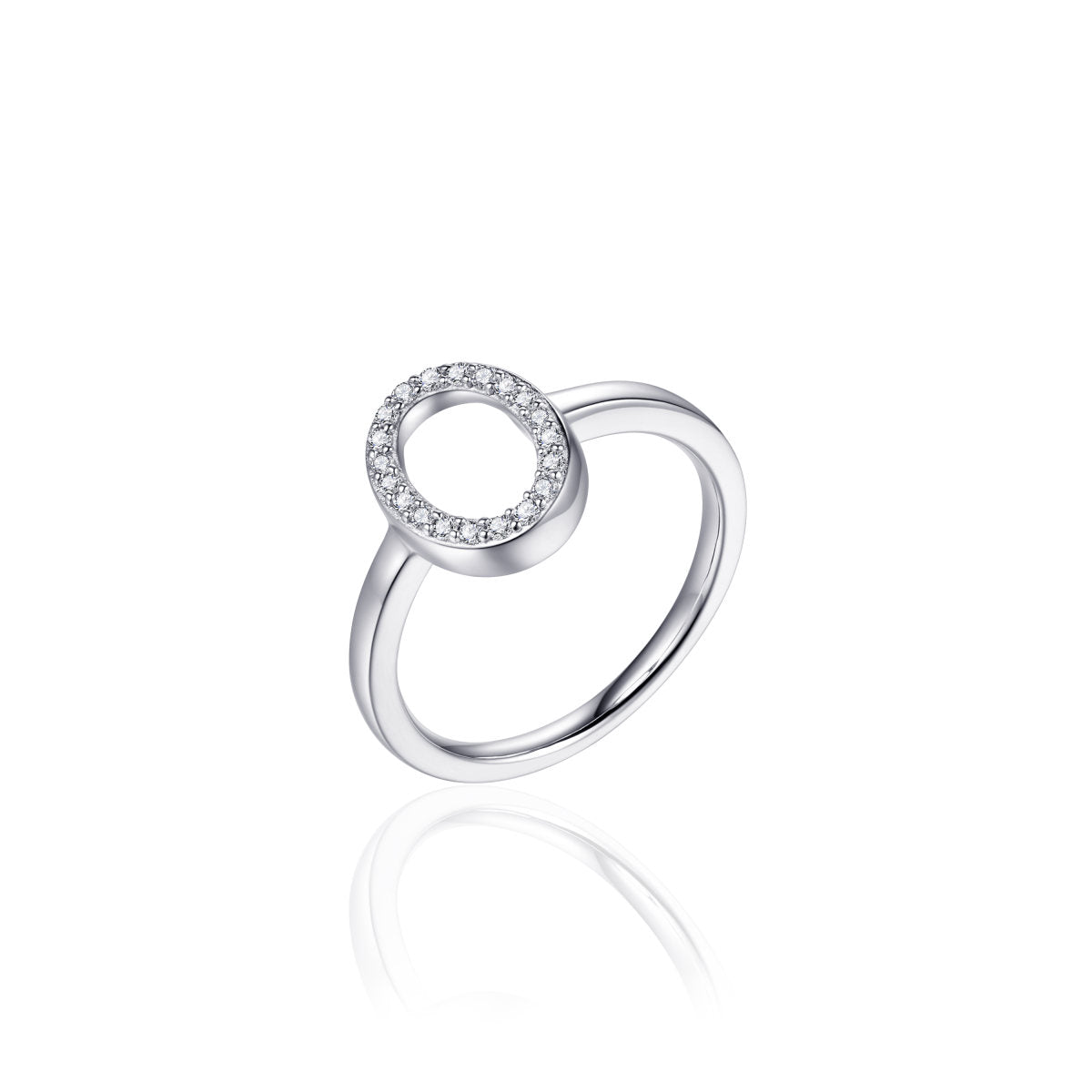 Gisser Ring Zilver Gerhodineerd – R386