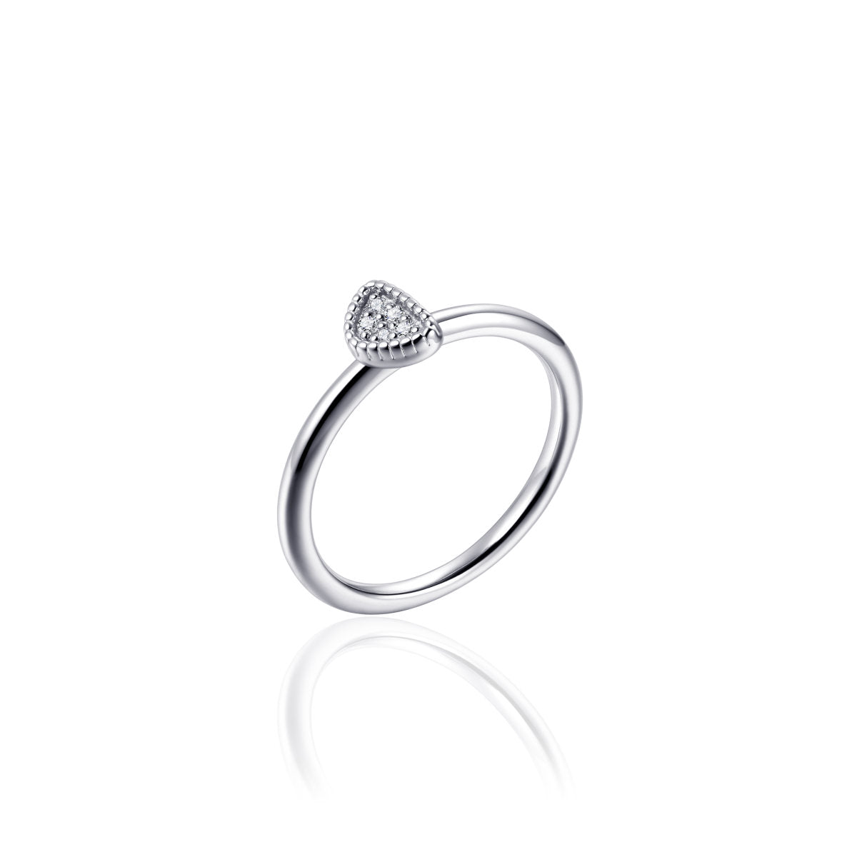Gisser Ring Zilver Gerhodineerd – R392