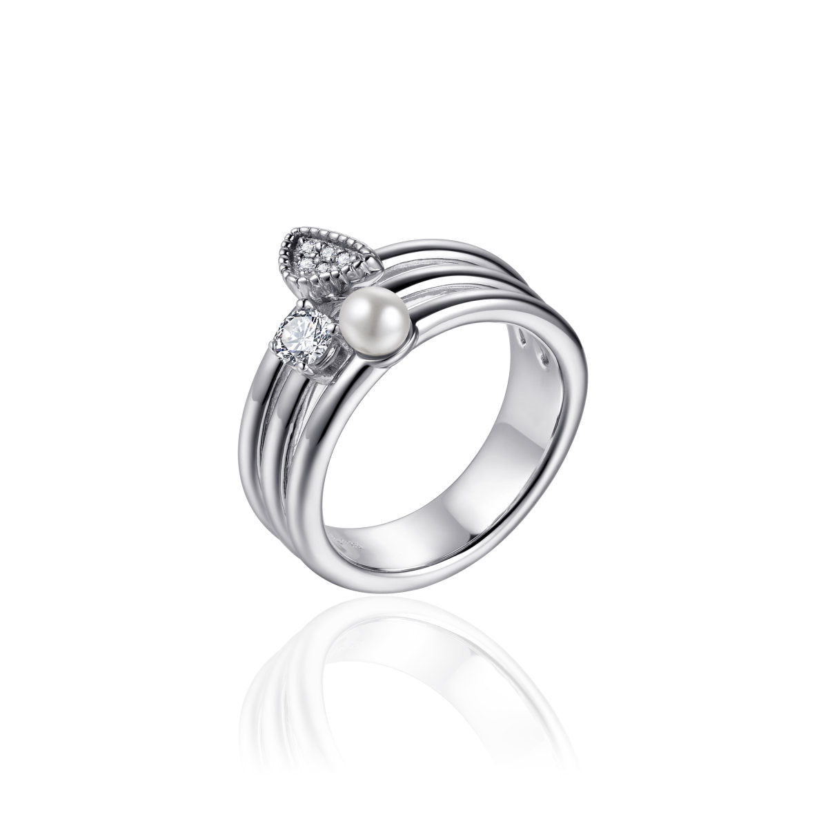 Gisser Ring Zilver Gerhodineerd – R398