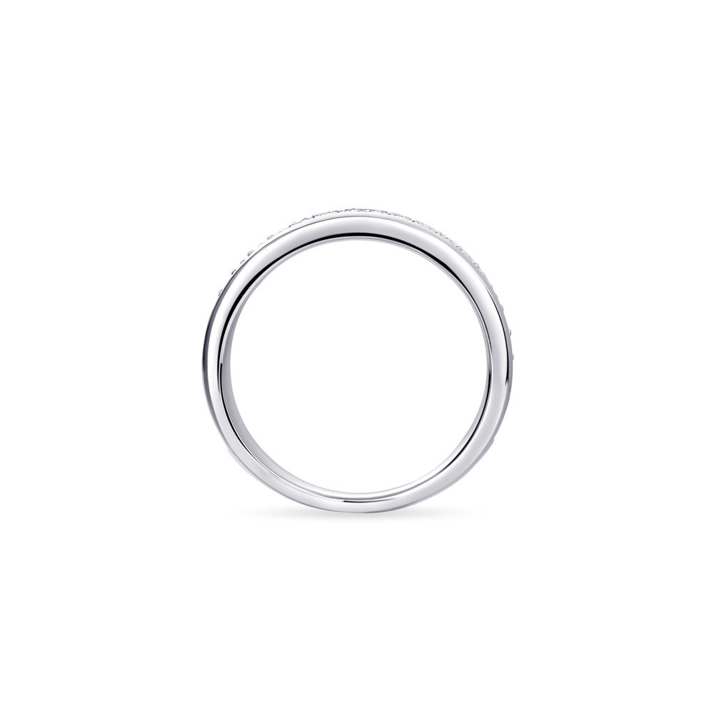 Gisser Ring Zilver Gerhodineerd Zirkonia Wit – R402 – foto 4