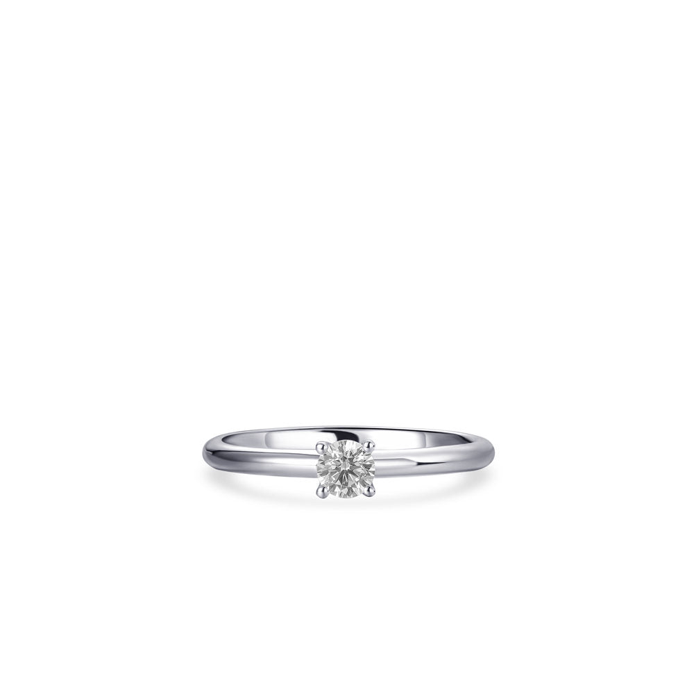 Gisser Ring Zilver Gerhodineerd Zirkonia Wit – R413 – foto 2
