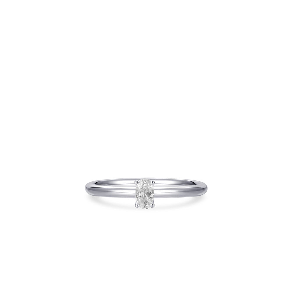 Gisser Ring Zilver Gerhodineerd Zirkonia Wit – R414 – foto 2