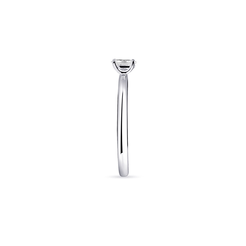 Gisser Ring Zilver Gerhodineerd Zirkonia Wit – R414 – foto 3