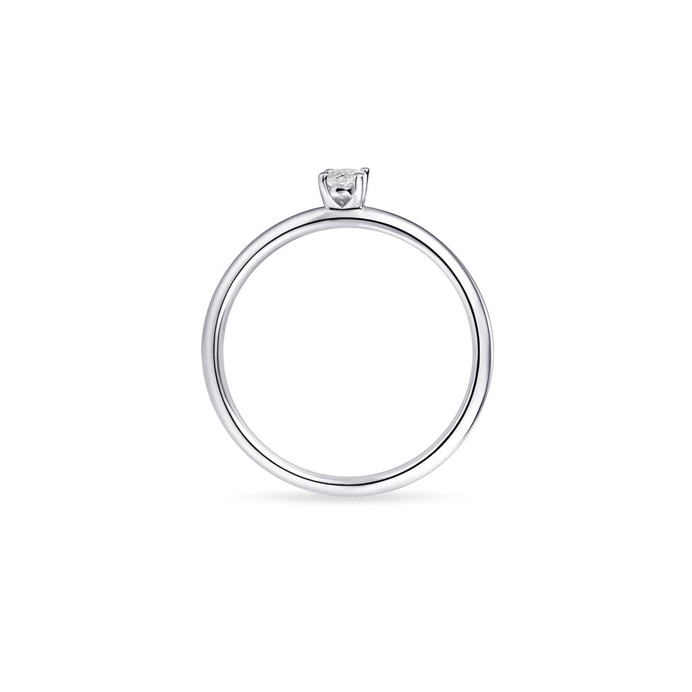 Gisser Ring Zilver Gerhodineerd Zirkonia Wit – R414 – foto 4