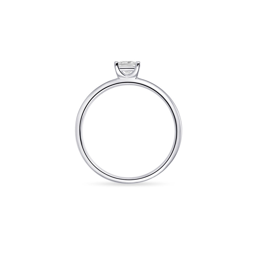 Gisser Ring Zilver Gerhodineerd Zirkonia Wit – R416 – foto 4