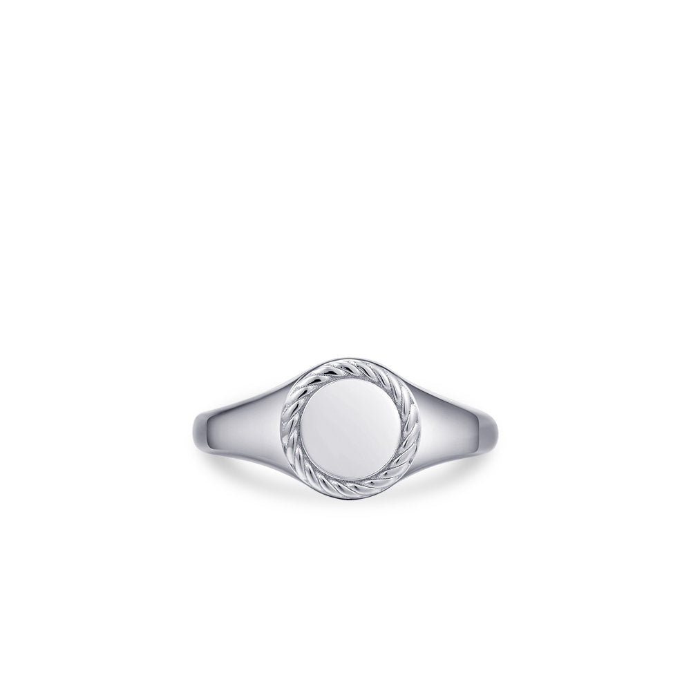 Gisser Ring Zilver Gerhodineerd – R419 – foto 2