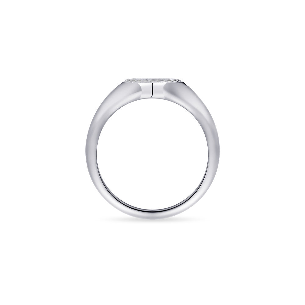 Gisser Ring Zilver Gerhodineerd – R419 – foto 4