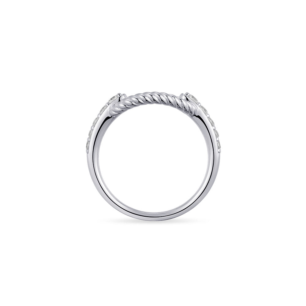 Gisser Ring Zilver Gerhodineerd Zirkonia Wit – R425 – foto 4