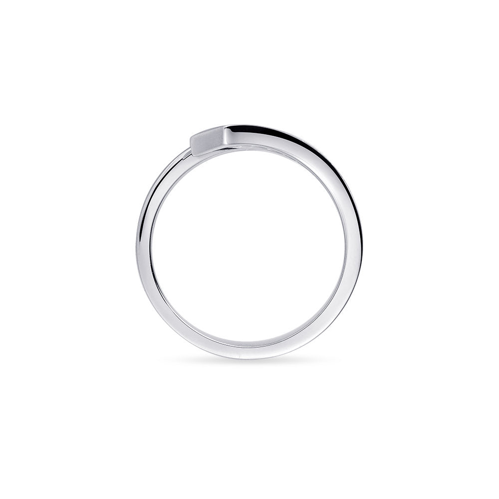 Gisser Ring Zilver Gerhodineerd Zirkonia Wit – R427 – foto 4