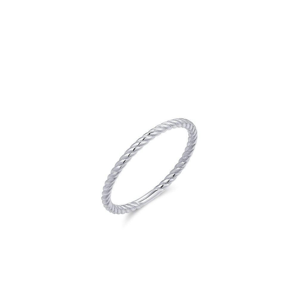Gisser Ring Zilver Gerhodineerd – R432
