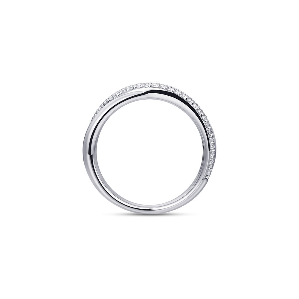 Gisser Ring Zilver Gerhodineerd Zirkonia Wit – R453 – foto 4