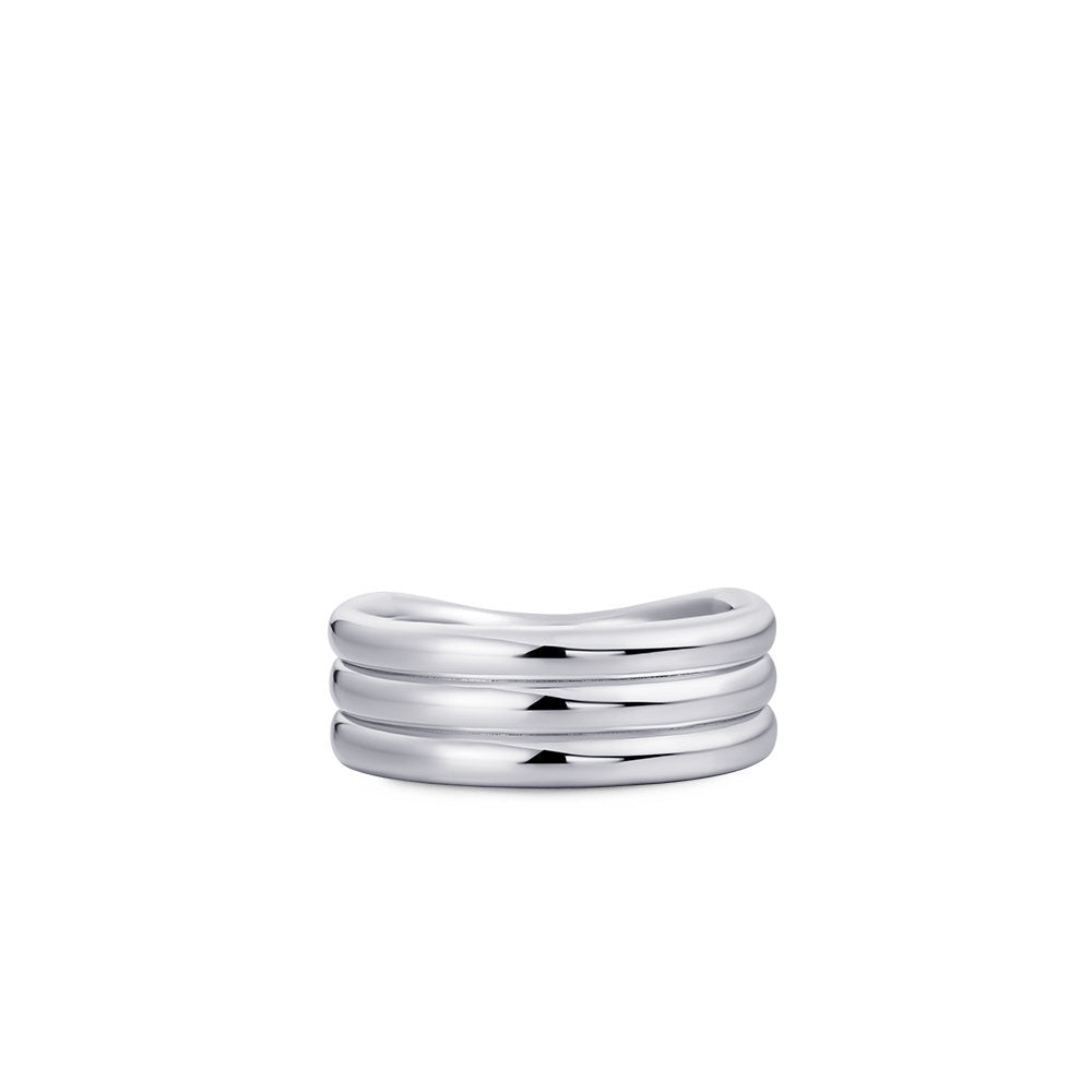 Gisser Ring Zilver Gerhodineerd – R456 – foto 2