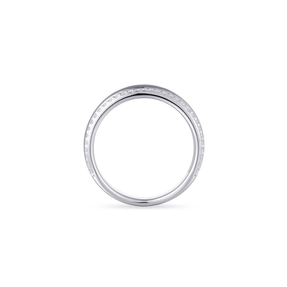 Gisser Ring Zilver Gerhodineerd Zirkonia Wit – R458 – foto 4