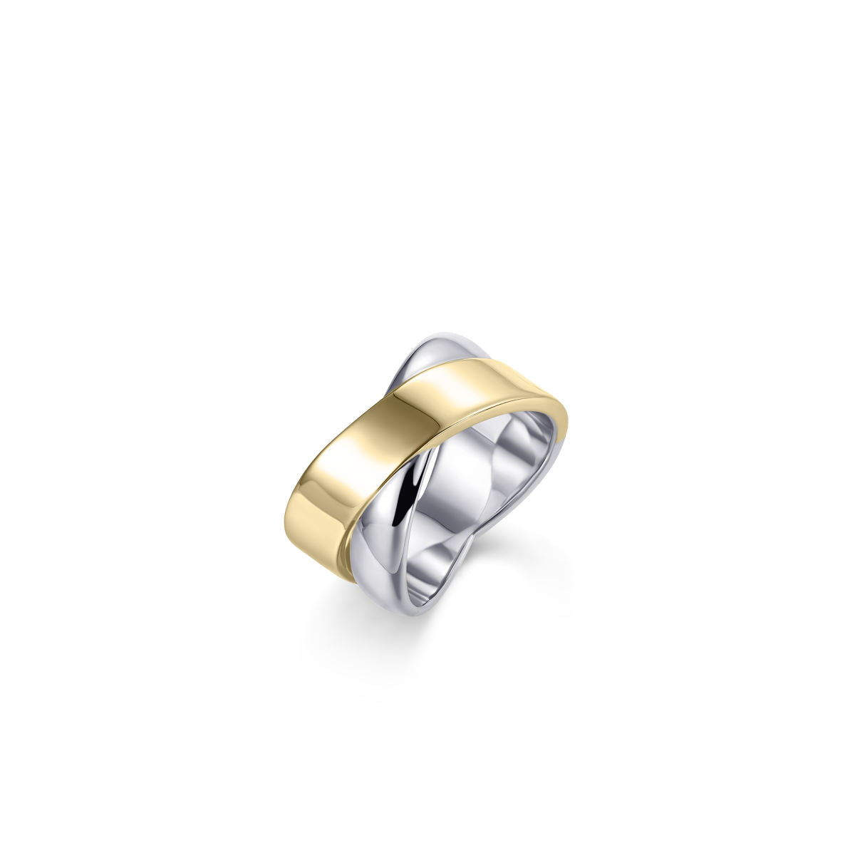 Gisser Ring Zilver Verguld Bicolor – R466BI