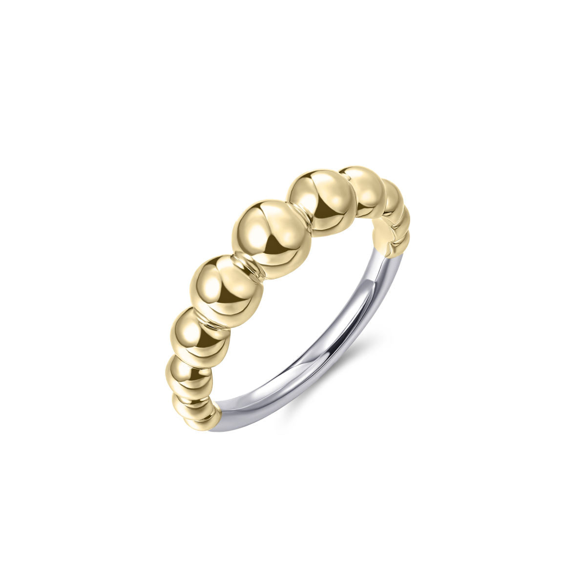 Gisser Ring Zilver Geel Verguld – R478Y
