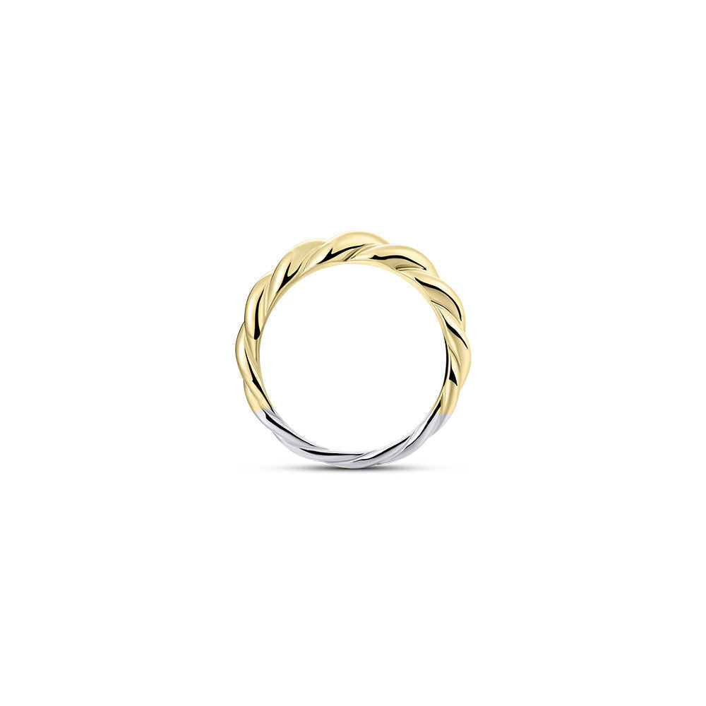 Gisser Ring Zilver Geel Verguld – R487Y – foto 4