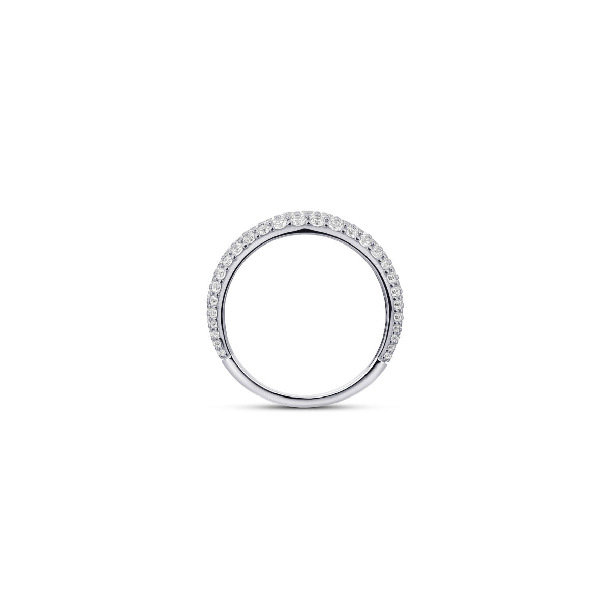 Gisser Ring Zilver Gerhodineerd Zirkonia Wit – R488 – foto 4