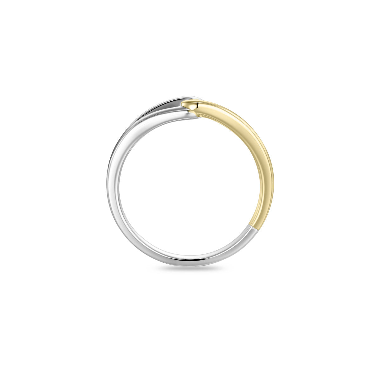 Gisser Ring Zilver Verguld Bicolor – R494Y – foto 4