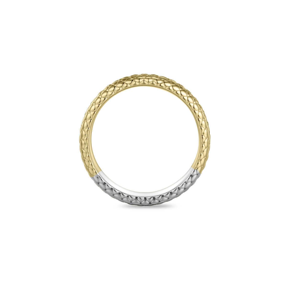 Gisser Ring Zilver Verguld Bicolor Zirkonia Wit – R495Y – foto 4
