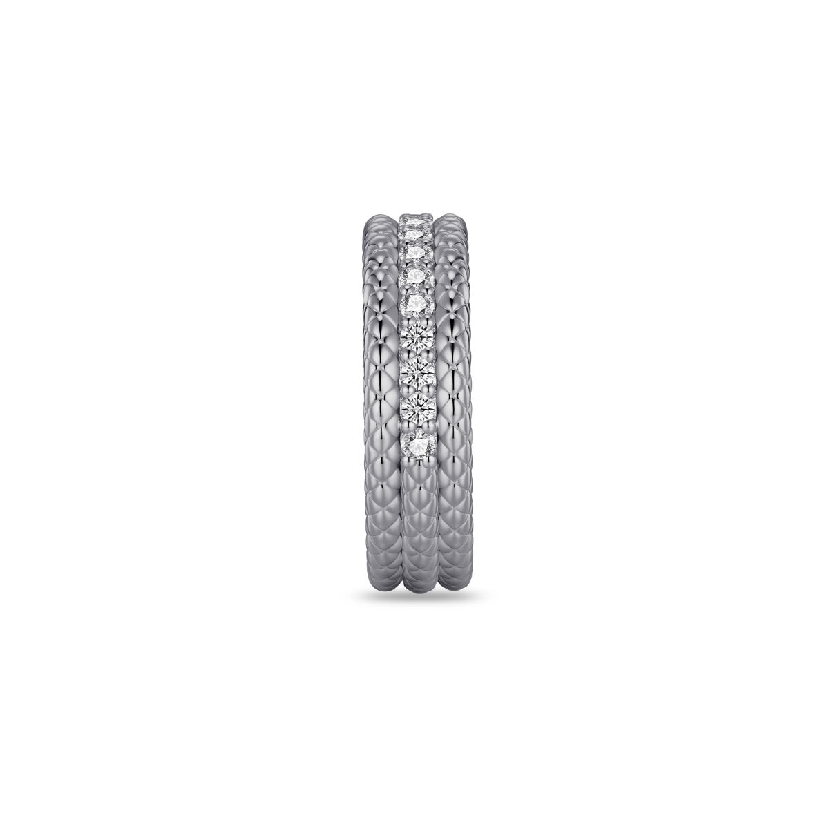 Gisser Ring Zilver Gerhodineerd Zirkonia Wit – R495 – foto 3