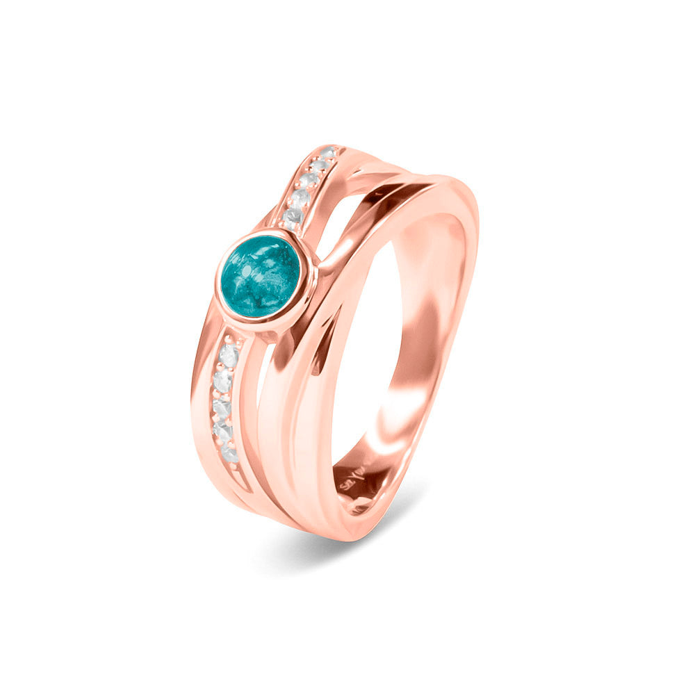 See You Cross-over ring voor as met steen in goud – RG-007 – afbeelding 25