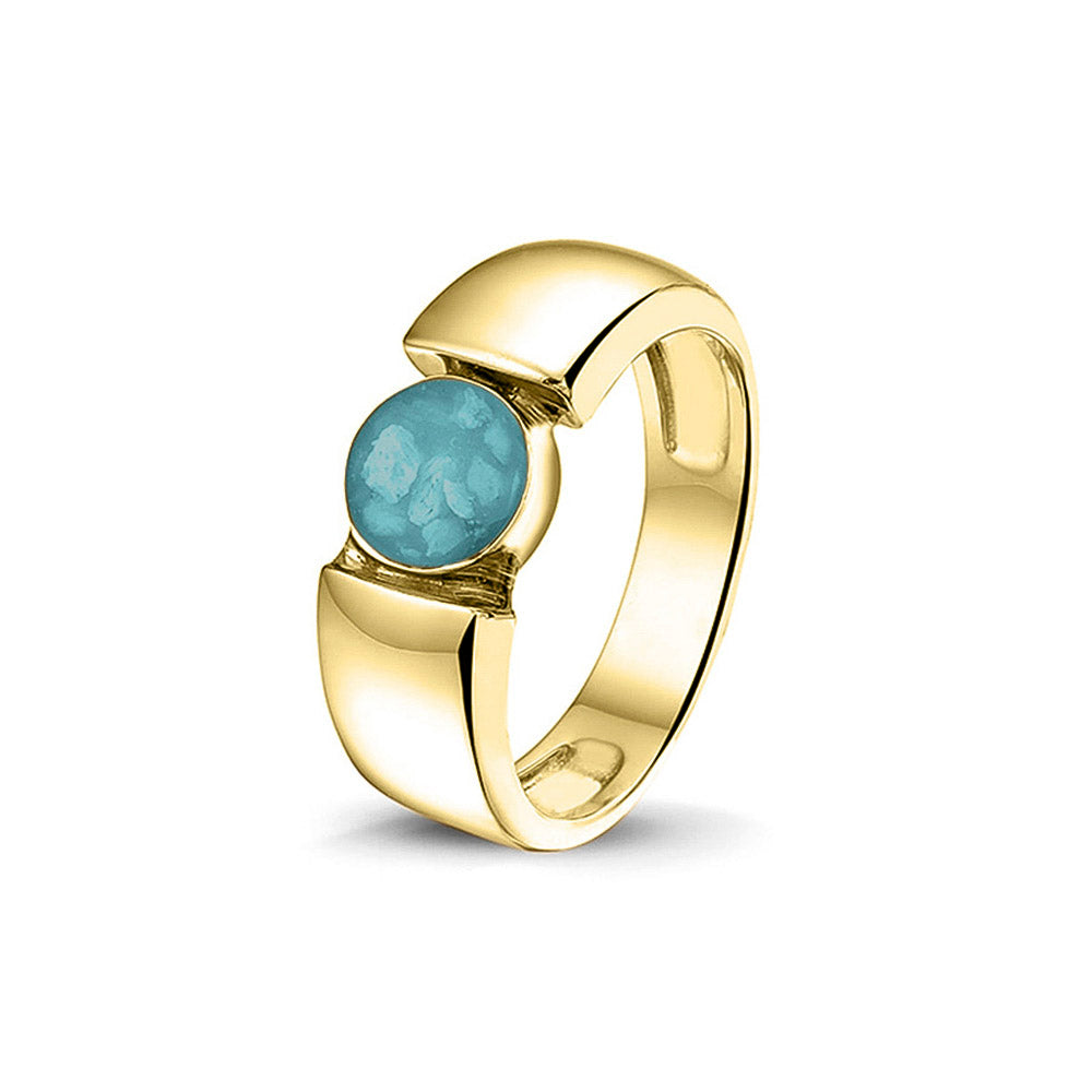 See You Effen ring met as in goud – RG-023 – afbeelding 1