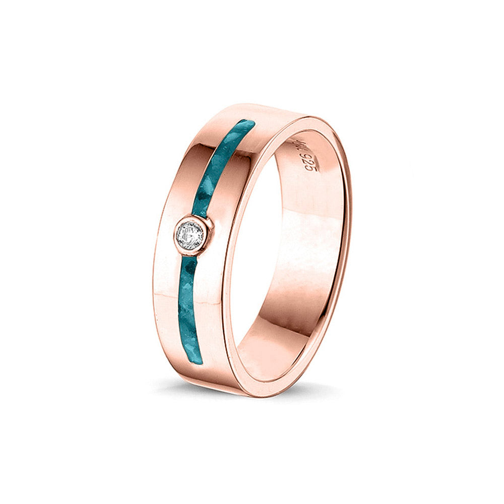 See You Ring met steen en twee ascompartimenten in goud – RG-028 – afbeelding 24