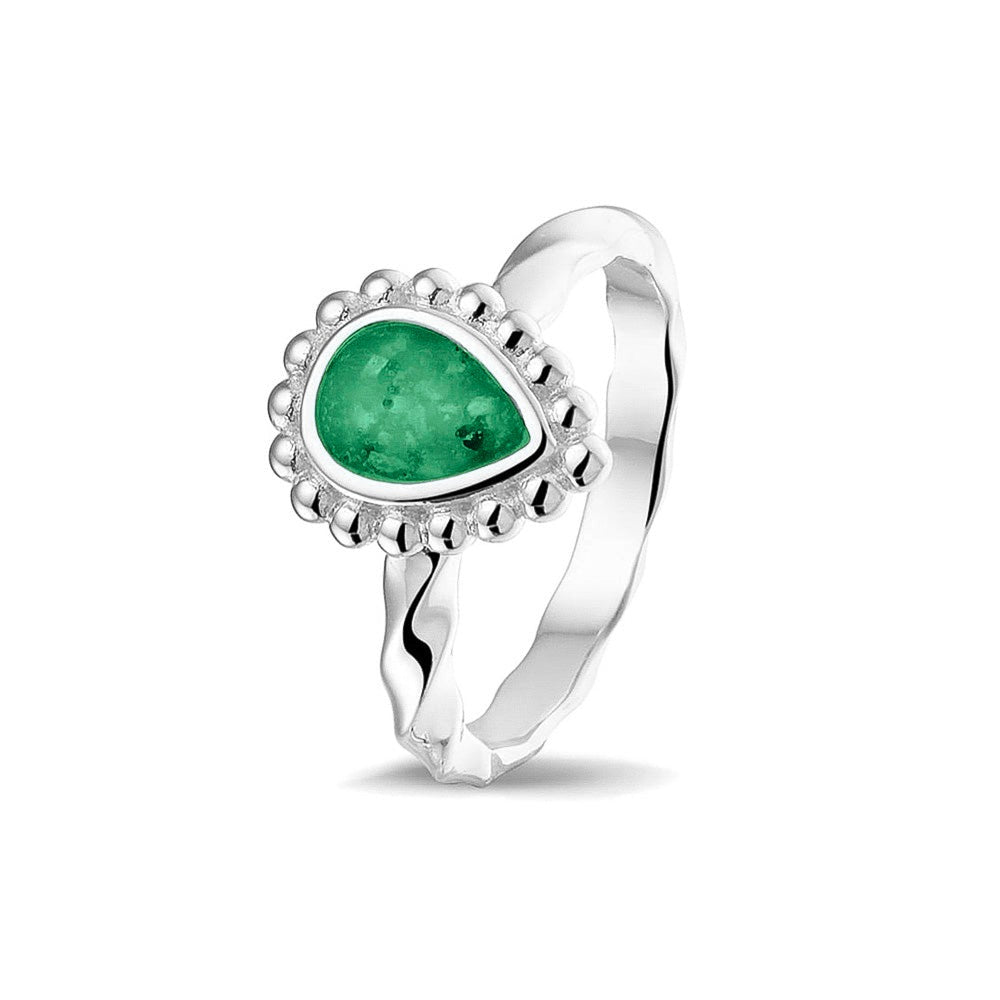 See You Druppelring voor as met gedraaide band in goud – RG-031 – afbeelding 67